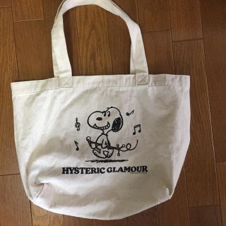 ヒステリックグラマー(HYSTERIC GLAMOUR)のHYSTERICGLAMOR×スヌーピートートバッグ(トートバッグ)