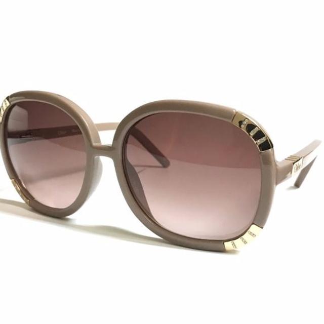 定価3.8万 Chloe クロエ ラウンドシェイプ サングラス CL2219