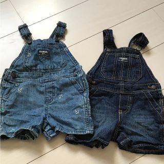 オシュコシュ(OshKosh)のあぽよん様 美品 サロペット ロンパース 2着(ロンパース)