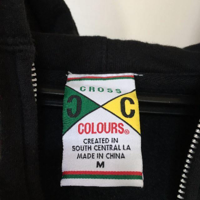 CROSS COLOURS(クロスカラーズ)のCross Colours 　ロゴパーカー　フラッシャー付き メンズのトップス(パーカー)の商品写真