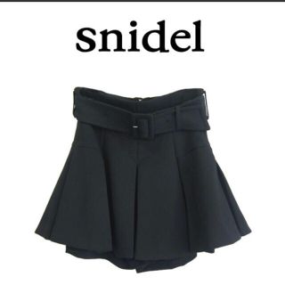 スナイデル(SNIDEL)のSnidel スナイデルスカートショートパンツ美脚効果安室奈美恵コーデ！プリーツ(ミニスカート)