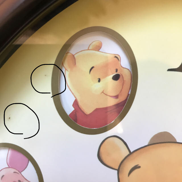 Disney(ディズニー)のプーさん 壁掛け時計 インテリア/住まい/日用品のインテリア小物(掛時計/柱時計)の商品写真