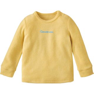 コンビミニ(Combi mini)の（新品）combi mini  コンビミニ 起毛トップス 黄色(Tシャツ/カットソー)