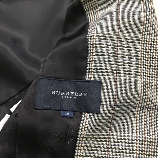 BURBERRY(バーバリー)の超美品✨Burberryグレンチェックテーラードジャケット レディースのジャケット/アウター(テーラードジャケット)の商品写真