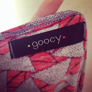 グースィー(goocy)のgoocy 幾何学柄ワンピース(ミニワンピース)