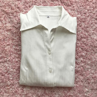ストライプ Yシャツ(長袖)(シャツ/ブラウス(長袖/七分))