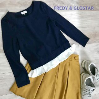 フレディアンドグロスター(FREDY & GLOSTER)のこち様専用✴︎FREDY & GLOSTERシフォン付きカットソー♡(カットソー(長袖/七分))