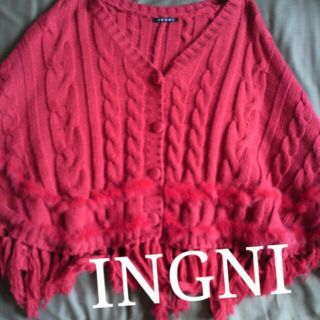 イング(INGNI)のポンチョ/再出品 難有(ポンチョ)