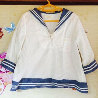 ダブルクローゼット(w closet)のw closet セーラートップス(シャツ/ブラウス(長袖/七分))