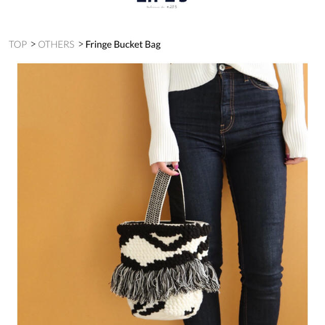 TODAYFUL(トゥデイフル)の美品‼︎TODAYFUL トゥデイフル fringe bucket bag レディースのバッグ(ハンドバッグ)の商品写真