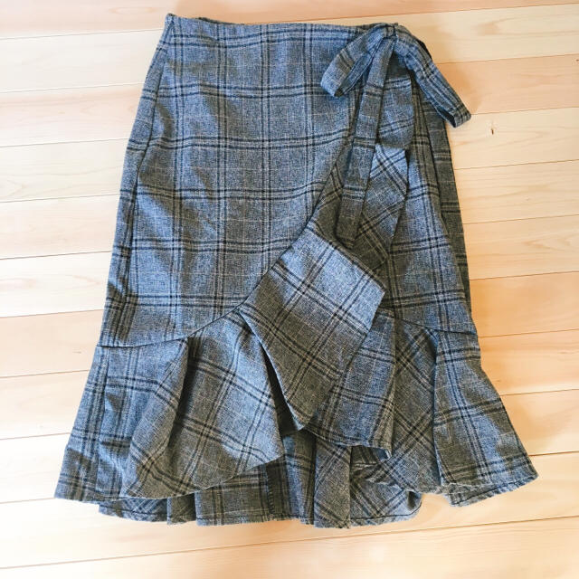 チェックスカート 《韓国ファッション》 レディースのスカート(ひざ丈スカート)の商品写真