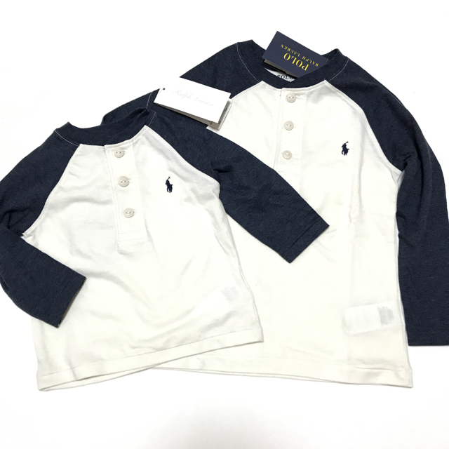 POLO RALPH LAUREN(ポロラルフローレン)の☆専用ページ☆ホワイト.ネイビー7/130.ホワイト12M/80 キッズ/ベビー/マタニティのベビー服(~85cm)(シャツ/カットソー)の商品写真