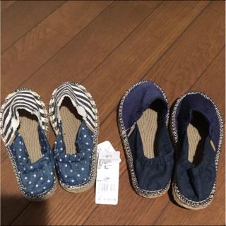 グローバルワーク(GLOBAL WORK)の送料込 ♡ 新品 ♡ GLOBAL WORK エスパドリーユ 17 18(サンダル)