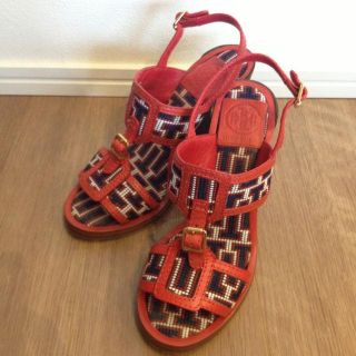 トリーバーチ(Tory Burch)のトリーバーチ 太ヒールサンダル(サンダル)