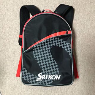 スリクソン(Srixon)の【美品】ラケットリュック スリクソン 黒(バッグ)