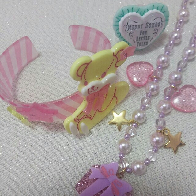 Angelic Pretty(アンジェリックプリティー)のAngelic Prettyなどアクセサリーセット レディースのアクセサリー(ネックレス)の商品写真