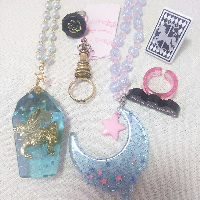 Angelic Pretty(アンジェリックプリティー)のAngelic Pretty アクセサリーセット レディースのアクセサリー(ネックレス)の商品写真