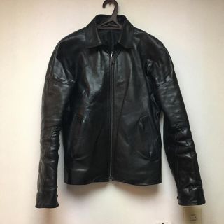ANSNAM アンスナム GUIDI レザーブルゾン ブラックの通販 by ry777's