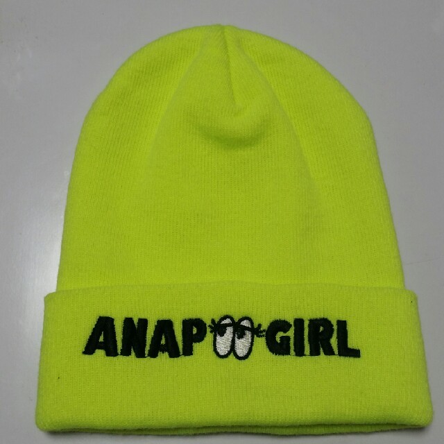 ANAP(アナップ)のANAP GIRL☆ニット帽 レディースの帽子(ニット帽/ビーニー)の商品写真