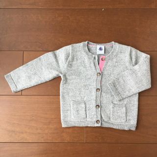 プチバトー(PETIT BATEAU)の地厚カーディガン♫(カーディガン/ボレロ)