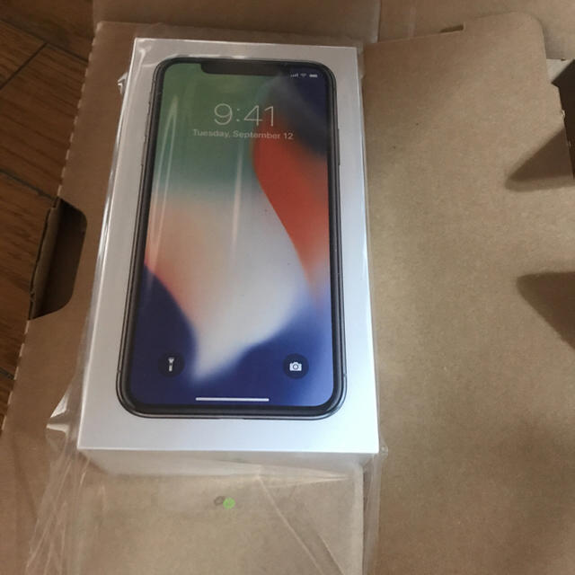 玄関先迄納品 iPhonex 未開封 新品未使用 - Apple simフリー シルバー