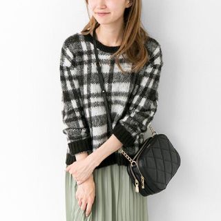 アーバンリサーチ(URBAN RESEARCH)の（miho様専用）URBAN RESEARCH♡チェックニット(ニット/セーター)