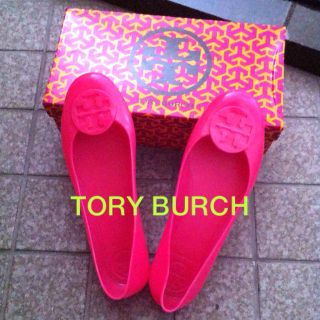 トリーバーチ(Tory Burch)の交換TORY BURCH ピンクラバー♡(レインブーツ/長靴)