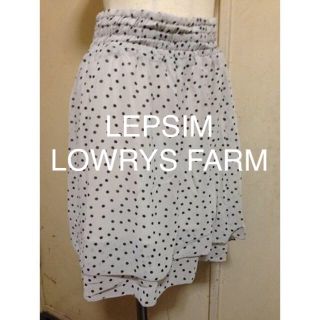 レプシィムローリーズファーム(LEPSIM LOWRYS FARM)のLEPSIM LOWRYS FARM◆タグ付未使用品◆シフォンフレアスカート(ミニスカート)