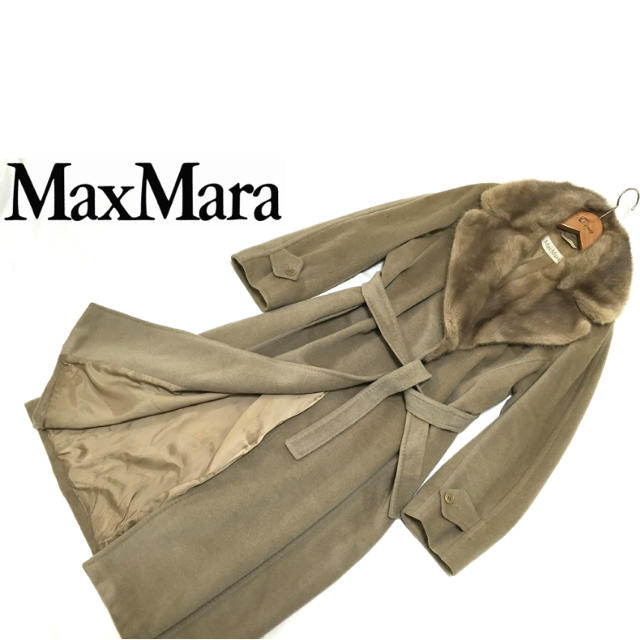 Max Mara - マックスマーラ 白タグ ミンク 最終値下げの通販 by coco's shop｜マックスマーラならラクマ