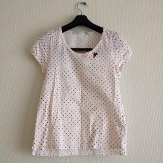 フランシュリッペ(franche lippee)のリスさん赤いドットのTシャツ(Tシャツ(半袖/袖なし))