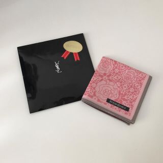 イヴサンローランボーテ(Yves Saint Laurent Beaute)の★今だけ値下げ★新品未使用★ イブサンローラン 花柄 ピンク(ハンカチ)