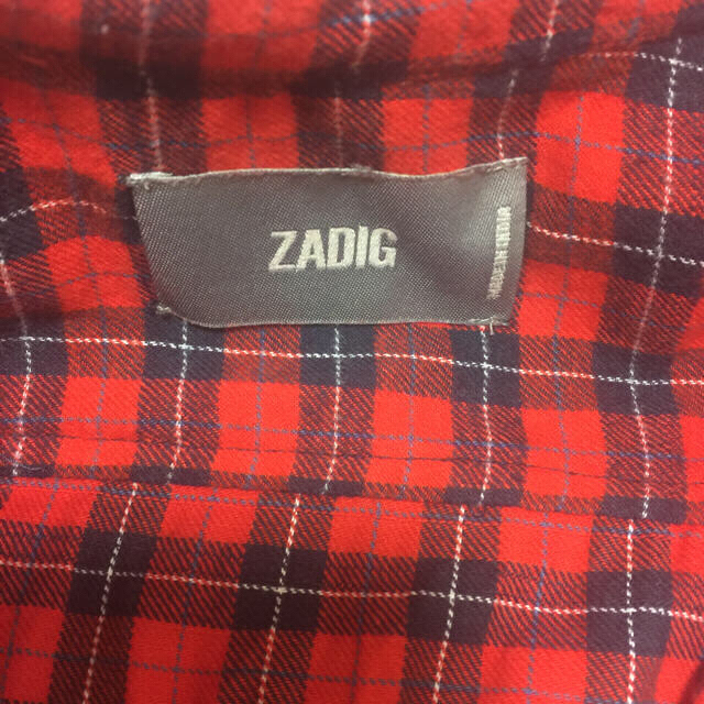 Zadig&Voltaire(ザディグエヴォルテール)のZADIG チェックシャツ レディースのトップス(シャツ/ブラウス(長袖/七分))の商品写真