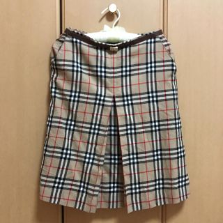 バーバリーブルーレーベル(BURBERRY BLUE LABEL)のBurberry チェックスカート(ひざ丈スカート)