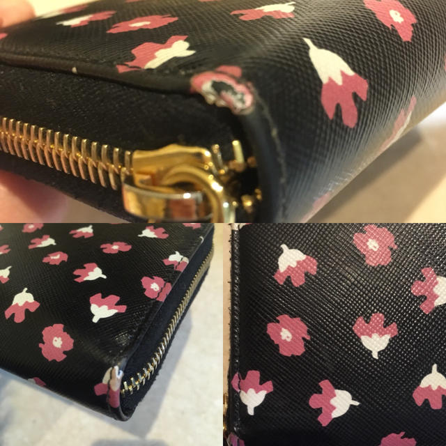 PRADA＊長財布 サフィアーノ 花柄