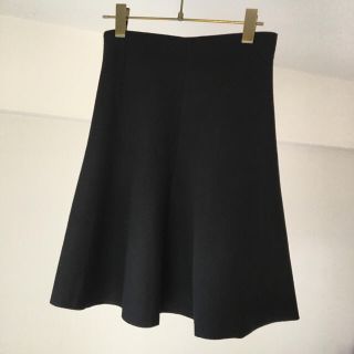 ザラ(ZARA)のZARA ザラ スカート 黒 ブラック(ひざ丈スカート)