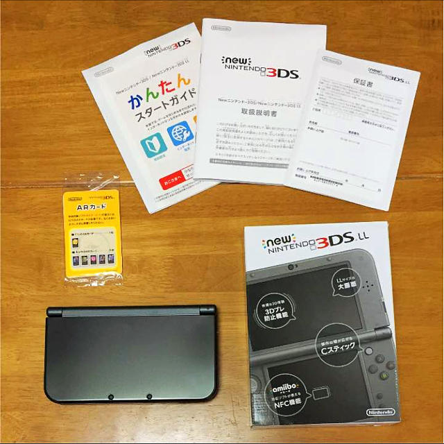 new ニンテンドー3DS LL 本体 メタリックブラック 美品 エンタメ ...