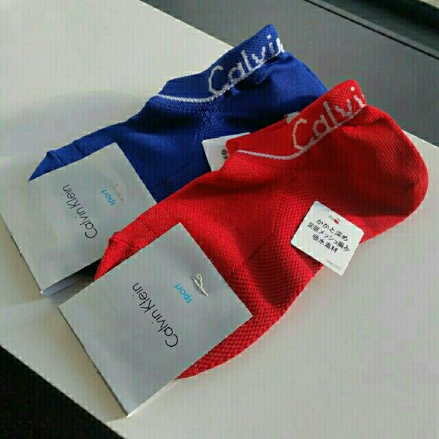 Calvin Klein(カルバンクライン)の【新品】Calvin Klain カルバンクライン 
厚底メッシュソックス2足組 メンズのレッグウェア(ソックス)の商品写真