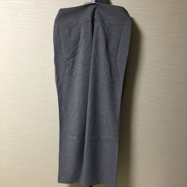 【新品タグ付き】グレーリボンパラッツォパンツ  ２XL レディースのパンツ(クロップドパンツ)の商品写真