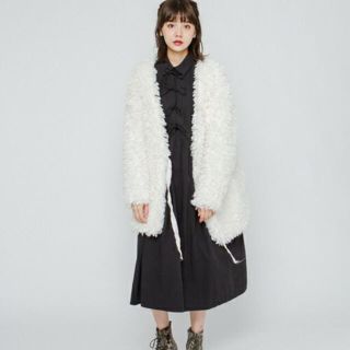 メリージェニー(merry jenny)の※週末までお値下げ※ merry jenny もこもこプードルコート(ロングコート)