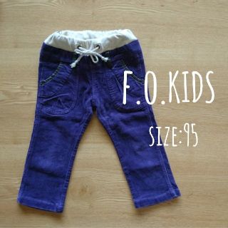 エフオーキッズ(F.O.KIDS)のコーデュロイパンツ*95㎝*パープル(パンツ/スパッツ)