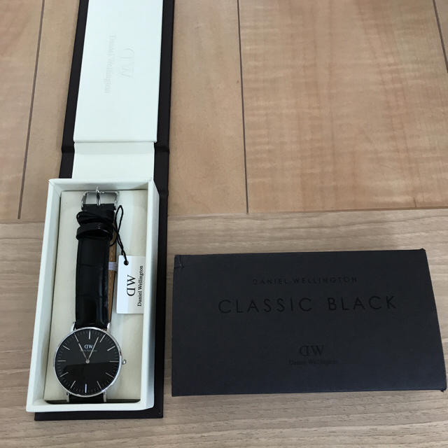 Daniel Wellington(ダニエルウェリントン)の☆新品☆ ダニエルウェリントン ブラック レディース  レディースのファッション小物(腕時計)の商品写真