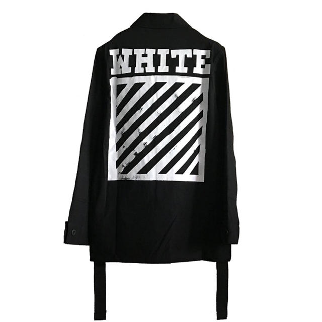 Supreme(シュプリーム)のOff WHITE ジャケット L ブラック メンズのジャケット/アウター(ミリタリージャケット)の商品写真