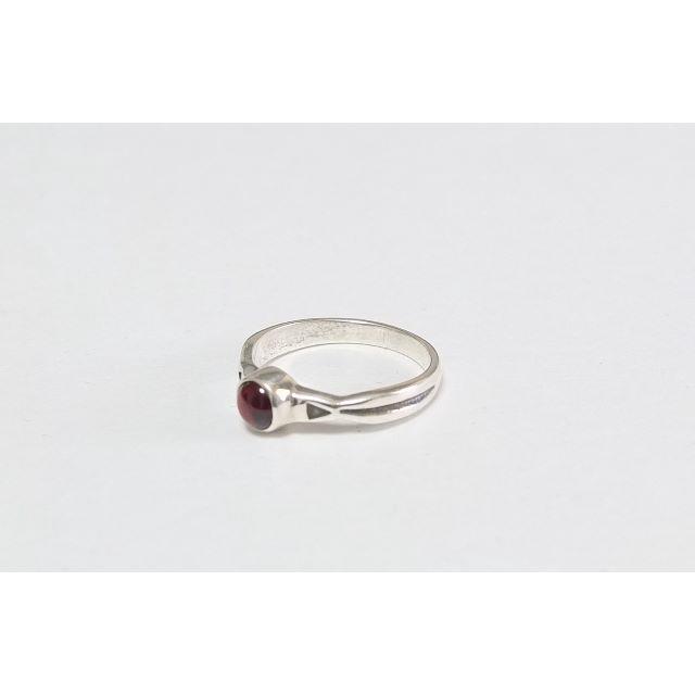 天然石Red Agate silverＲＩＮＧ＃１５ レディースのアクセサリー(リング(指輪))の商品写真