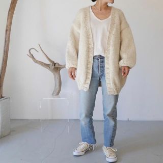 ドゥーズィエムクラス(DEUXIEME CLASSE)のargue HandKnitting Cardigan Rurumama様専用(ニット/セーター)