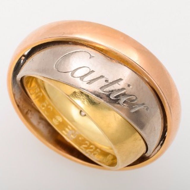 衝撃特価 Cartier - 品番B4-540 マストエッセンスリング トリニティ