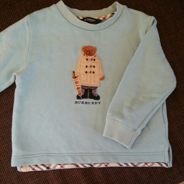 BURBERRY(バーバリー)のBURBERRY　トレーナー100　男の子 キッズ/ベビー/マタニティのキッズ服男の子用(90cm~)(Tシャツ/カットソー)の商品写真