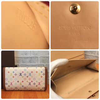LOUIS VUITTON - ルイヴィトン かわいい モノグラム マルチカラー 白