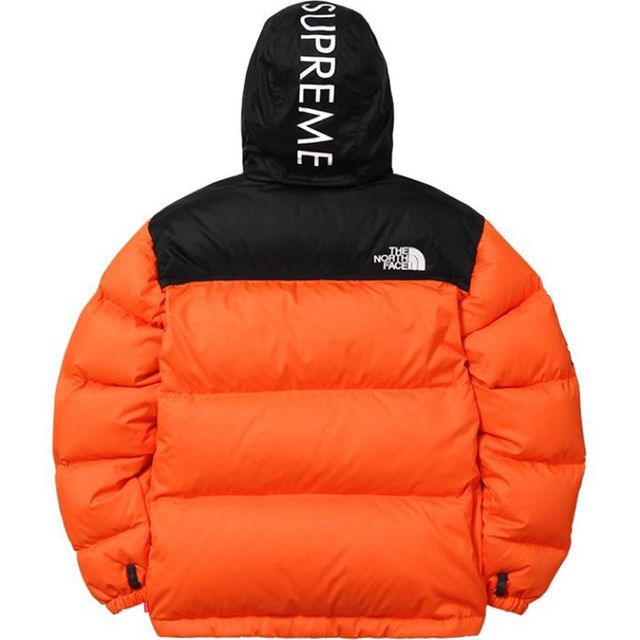 Supreme(シュプリーム)のsupreme the north face オレンジ ヌプシ 16aw ノース メンズのジャケット/アウター(ダウンジャケット)の商品写真