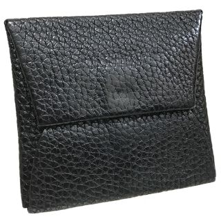 エルメス(Hermes)の美品 エルメス コインケース 小銭入れ 財布 革 黒 【NKN4377】(コインケース/小銭入れ)