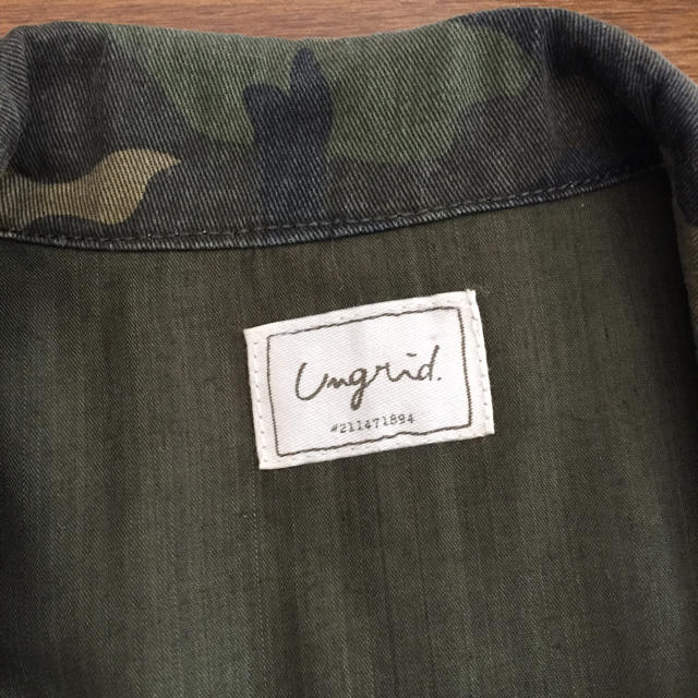 Ungrid(アングリッド)のUngrid ミリタリージャケット レディースのジャケット/アウター(ミリタリージャケット)の商品写真